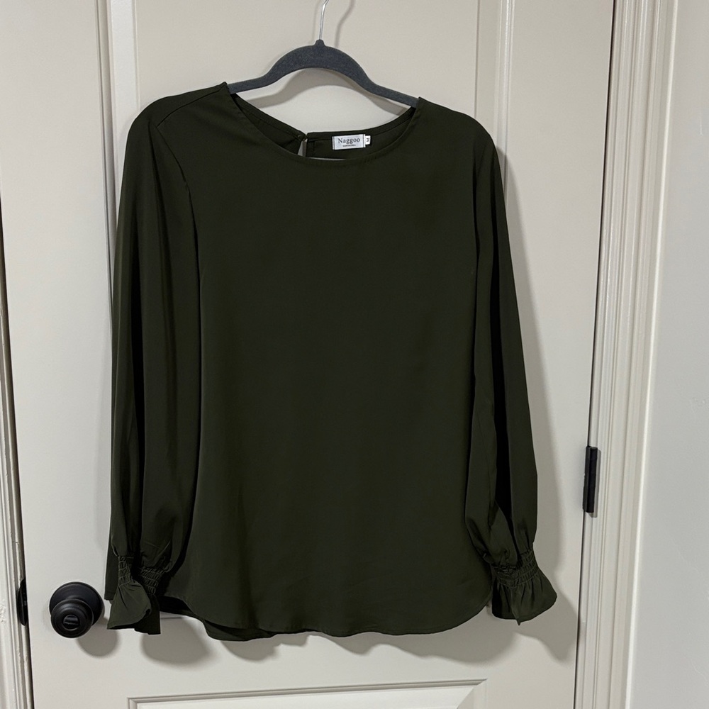 Dark Loden Green Blouse